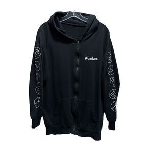 Vintage Cradle‎ Of Filth "Wanker" 1999 Graphic RARE Up Hoodie Size See Measures